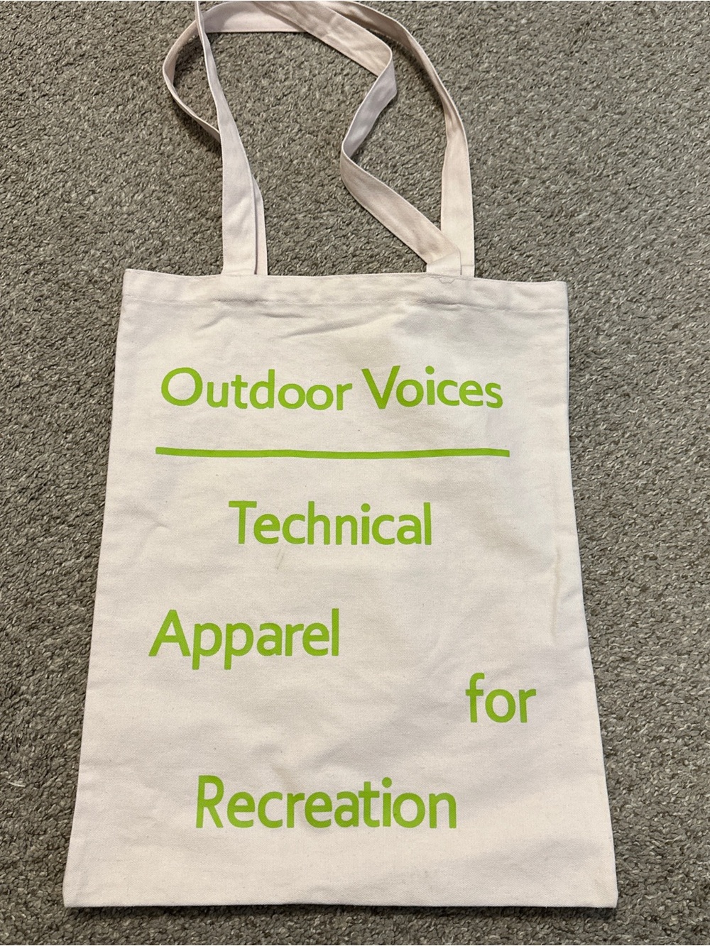 Outdoor Voices Canvas Tote Scottsdale